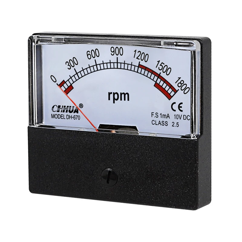 DH-670 Analog tachometer 1800r/2500r/3000r/3500r/3600r Pointer meter