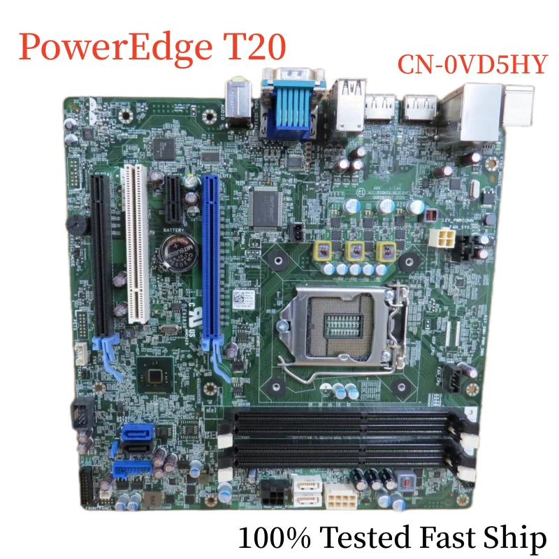 

CN-0VD5HY For Dell PowerEdge T20 Motherboard 0VD5HY VD5HY LGA1150 DDR3 Mainboard 100% Tested Fast Ship