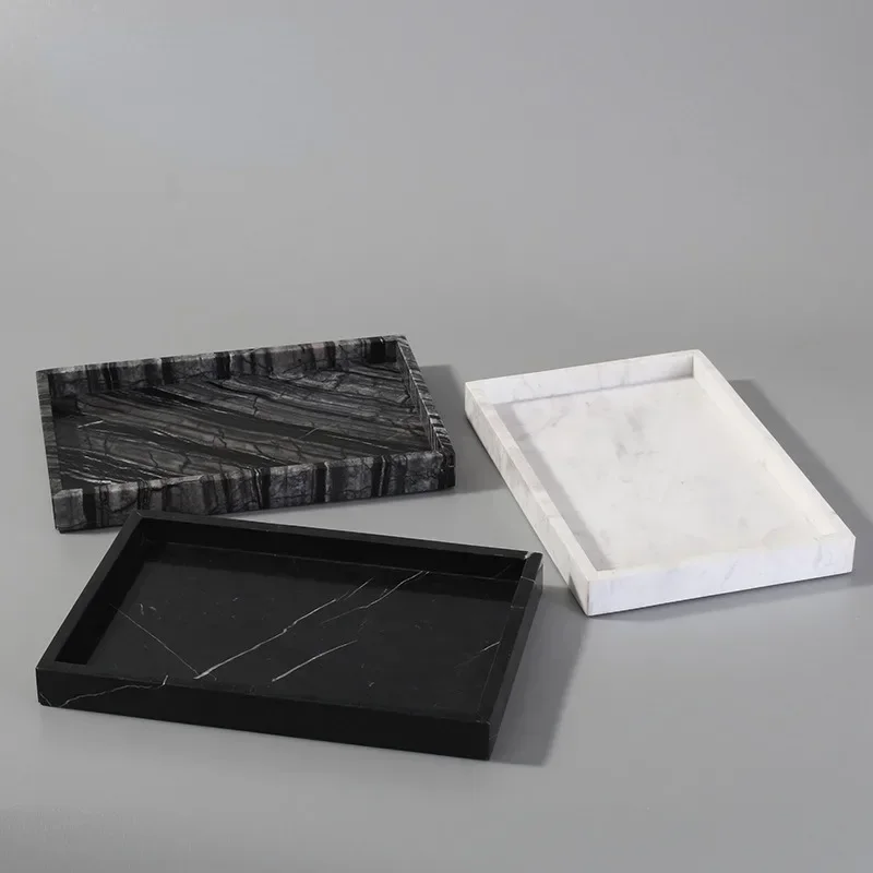 

Скандинавский простой натуральный мрамор, десертная кондитерская тарелка, поднос для хранения хлеба, еды, ювелирный бутик, демонстрационная тарелка, украшения для дома