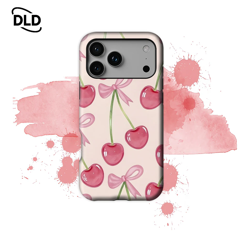 Pink CherryFor Magnetic Phone Case for IPhone 17 16 15 14 13 Pro Max Plus Single Double-layer Tough Case