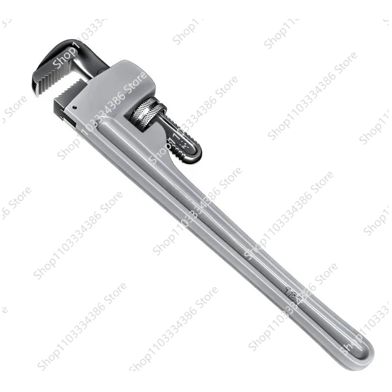 Industrial-grade Aluminum Alloy Adjustable Pipe Pliers Dual-purpose Universal Wrench Multifunctional for Household Plumbing Use
