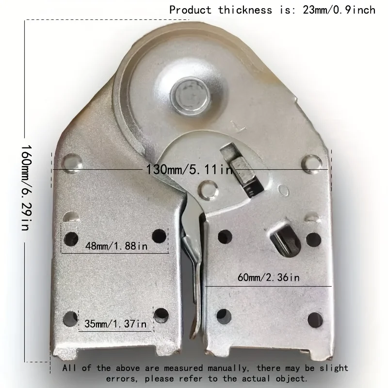 1pcHeavy-Duty Folding Ladder Hinges - 3 Adjustable Angles (35°/105°/180°) -Replacement Parts for Craftsmen & DIY Ladder Building