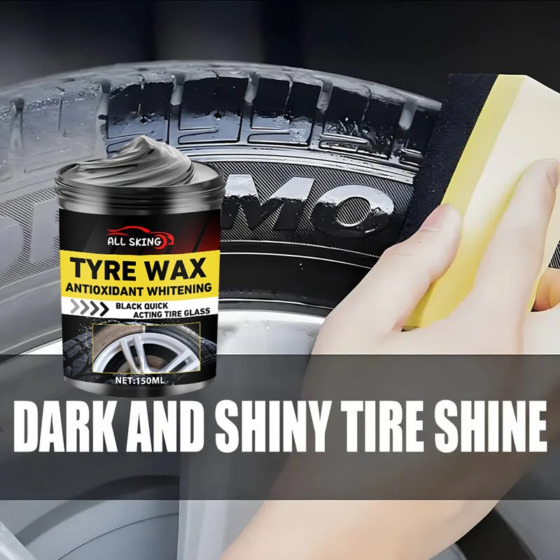 

Воск для осветления и восстановления шин - прочный антивозрастной усилитель блеска для автомобильных шин, внутренних приборных панелей, уход за чернением