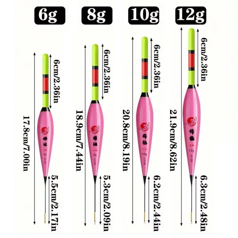 TINSOL 2026 New 2Pcs Set Night Fishing Float ,Gravity-sensing Color-changing Light ,Electronic Fishing Floats 6g/8g/10g/12g view 2