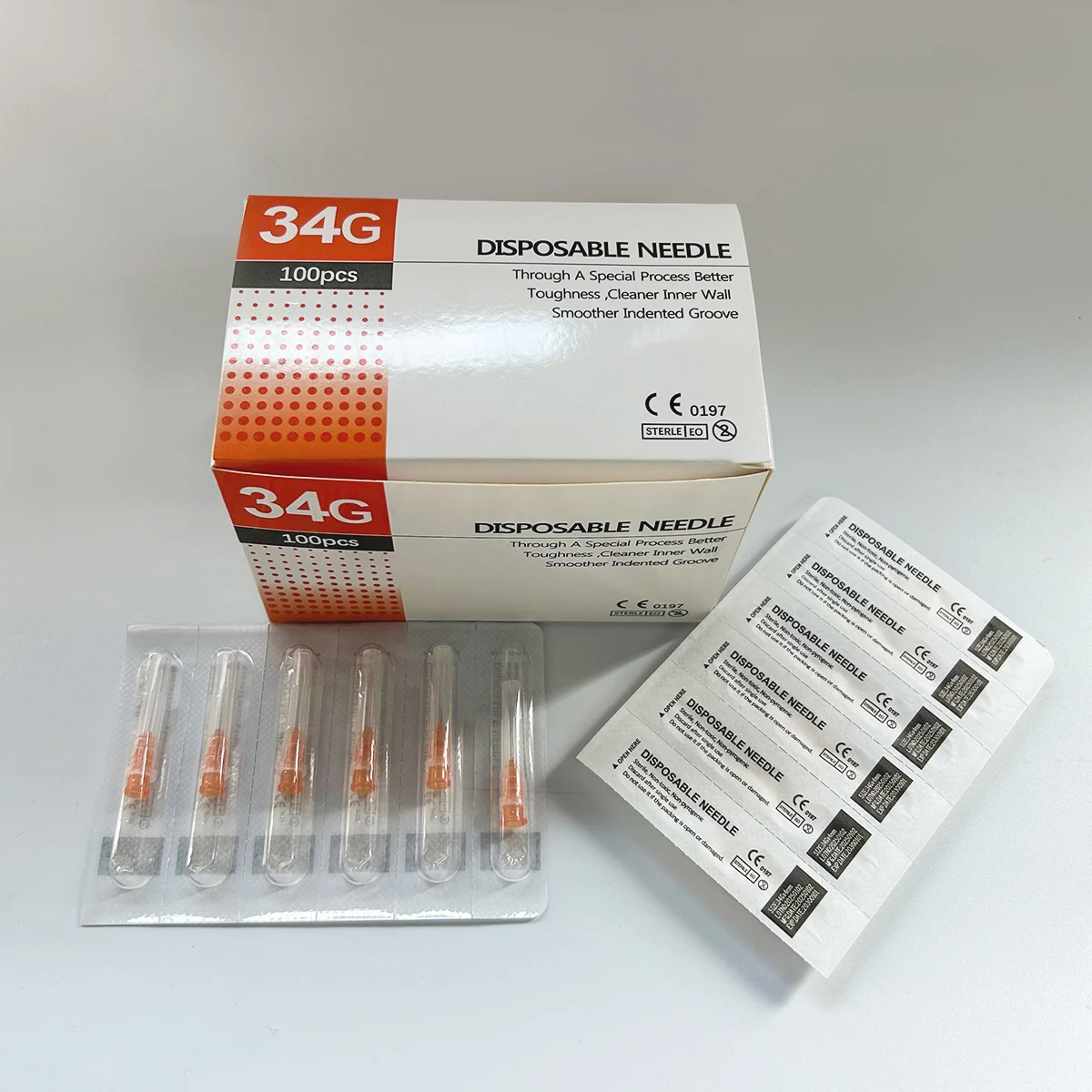 Disposable Needle 34G 1.5mm 2.5mm 4mm 6mm 8mm 13mm Hand Tool Parts Needle