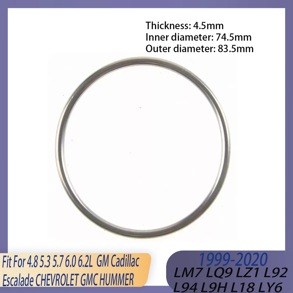 

30 шт. уплотнительное кольцо выпускного коллектора подходит для LM7 LQ9 LZ1 L92 L94 L9H L18 LY6 для GM Cadillac Escalade CHEVROLET GMC HUMMER 15077362