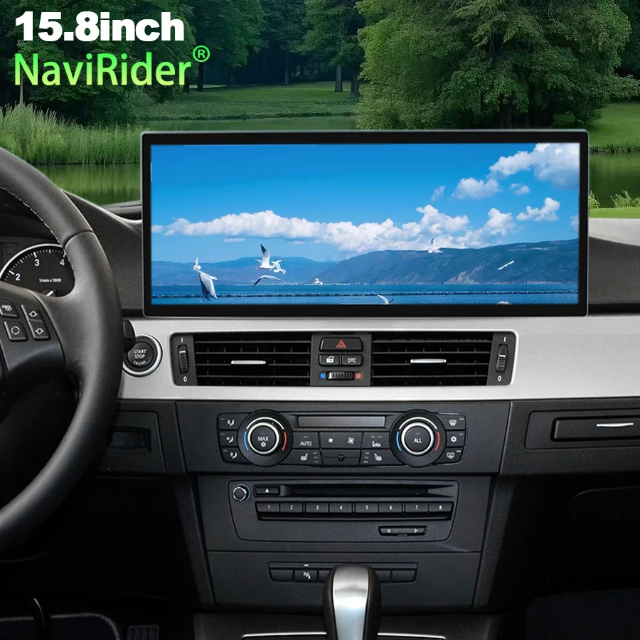 

15,8-дюймовый автомобильный радиоприемник Carplay для BMW 3 серии E90 E92 2004-2012 Android 15, экран, автостерео, GPS-навигация, мультимедийный видеоплеер
