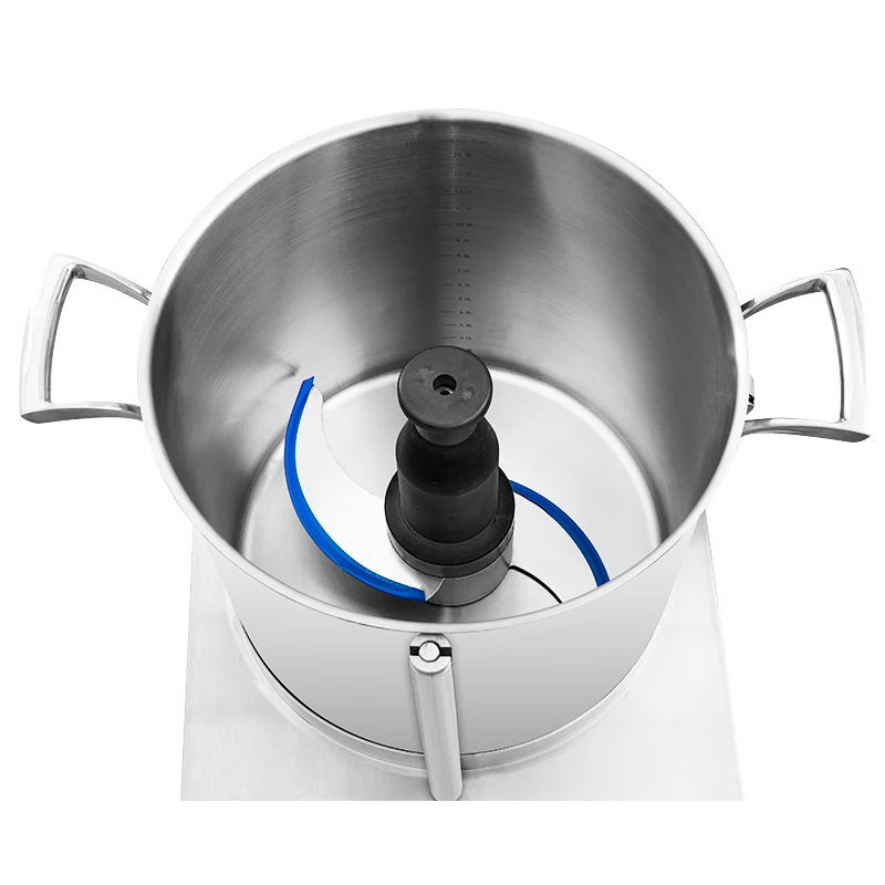 Commerciële 15L Voedselsnijder Groente Pinda Capsicum Groentesnijmachine voor Fruitverwerkingsinstallatie