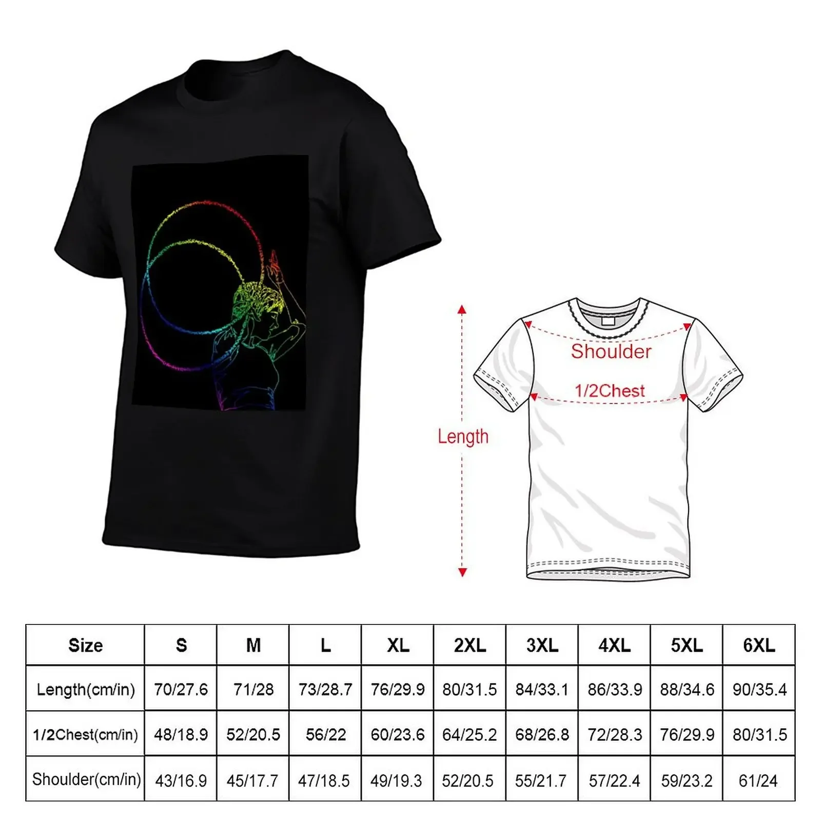 Two Hoops, Zero Worries (PRIDE Edition) T-Shirt cotton man t-shirts anime t shirts customs design your own clothing for men