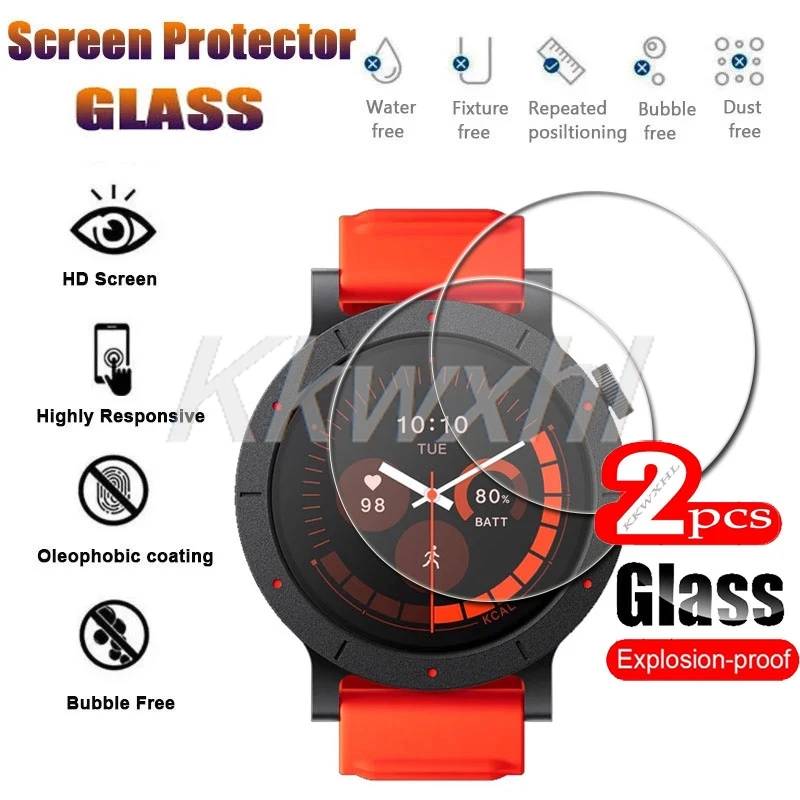 2PCS Tempered Glass…