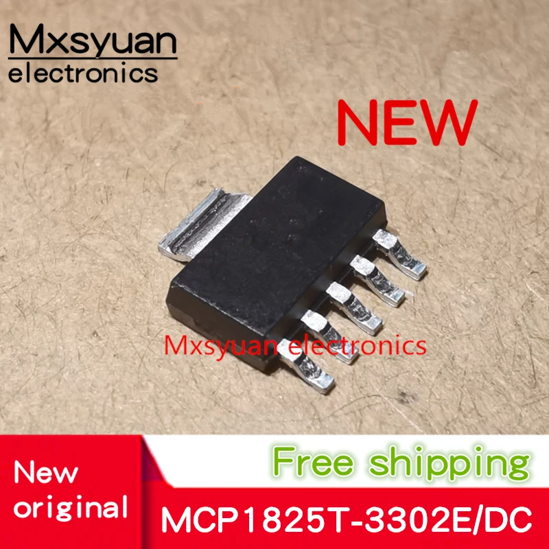 10pcs~50pcs/lot MCP1825T-3302E/DC 1825-33 SOT223-5 New original In stock