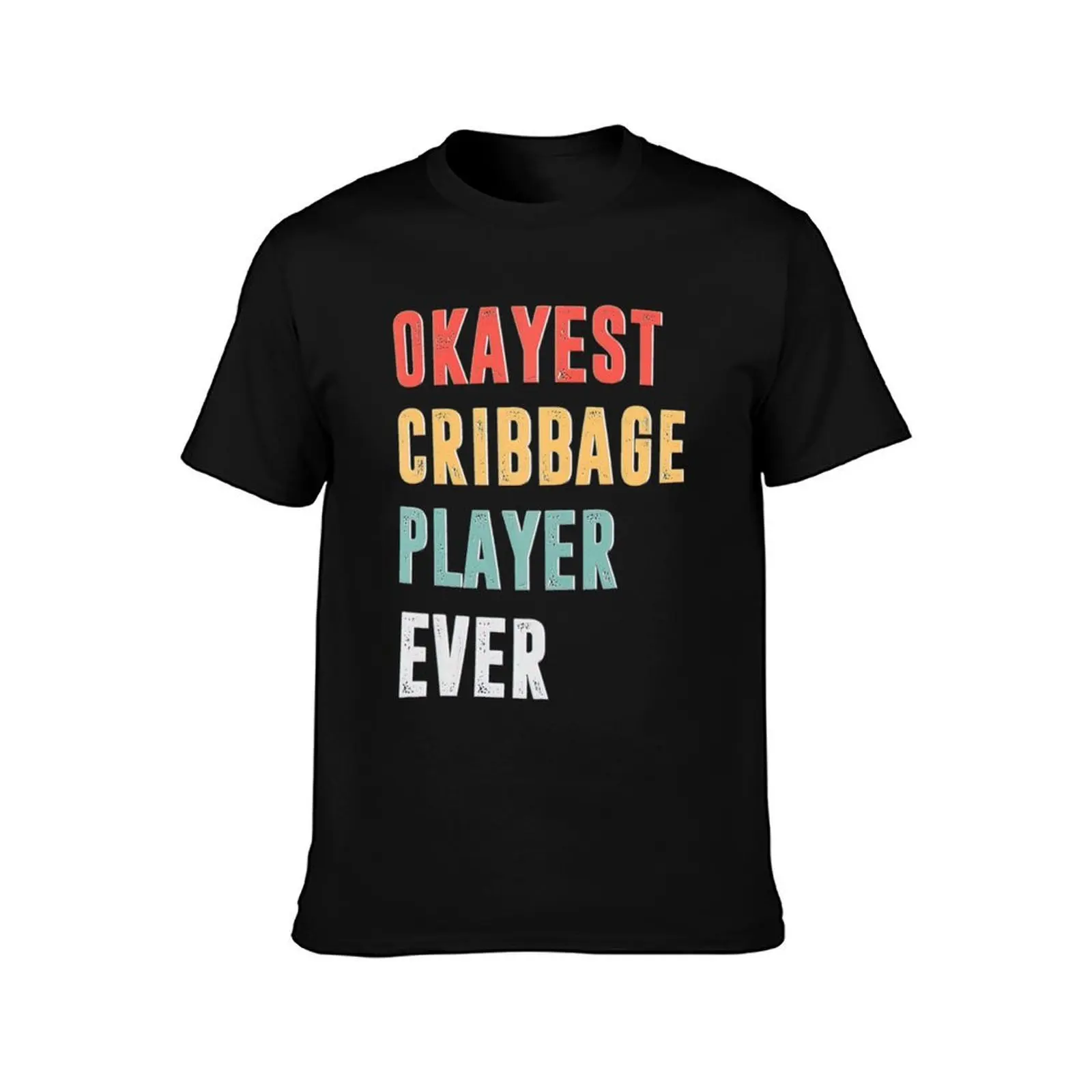 Cribbage Game Lover - Okayest Cribbage Player Ever T-Shirt Minimalist Graphic Tee Shirt T-Shirt