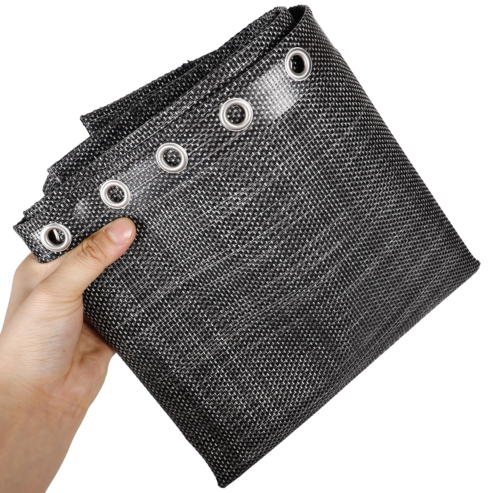 

5pcs Replacement Fabric for Outdoor Chairs Deep Grey Durable Breathable Material Camping Lounge Chair Cloth Set String