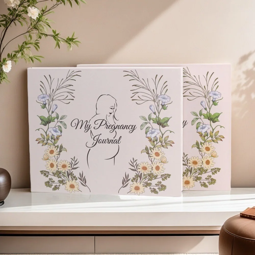 A4 Pregnancy Journey Memory Books Keepsake Books Photo Collection Pregnancy Examination Records Notepad Schedule