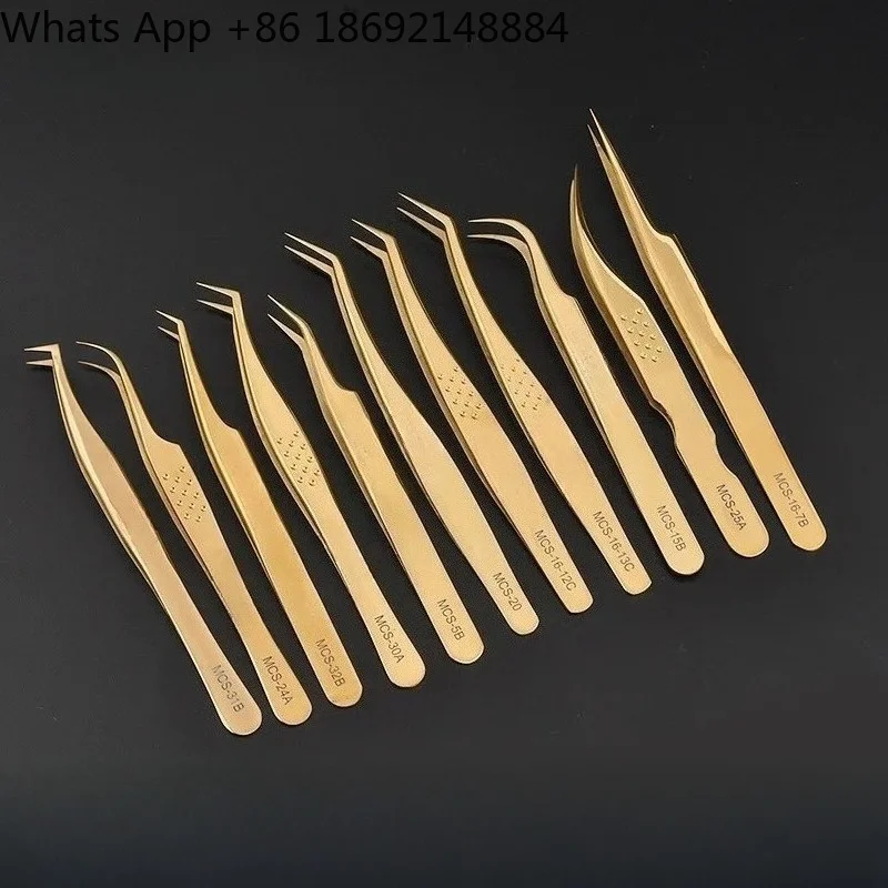 High-Precision Eyelash Flowering Tweezers for Single Flowering Hair Separation Clip