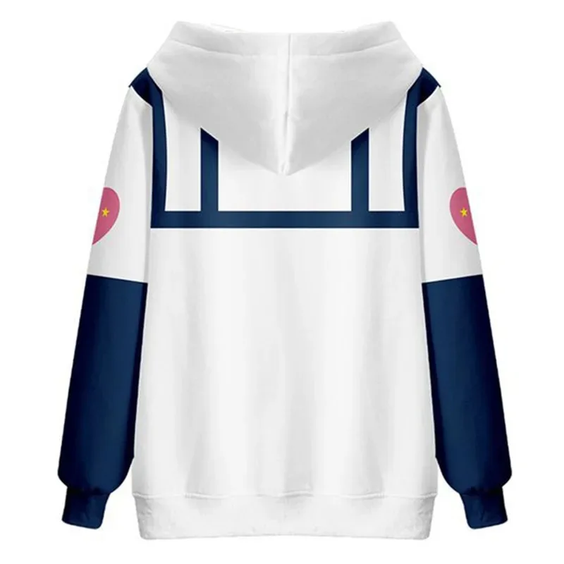 Disfraz de Johnny Joestar, Sudadera con capucha blanca, Anime JoJo, Cosplay, Bizarre Adventure, bola de acero, correr, juego de rol, Top para Halloween