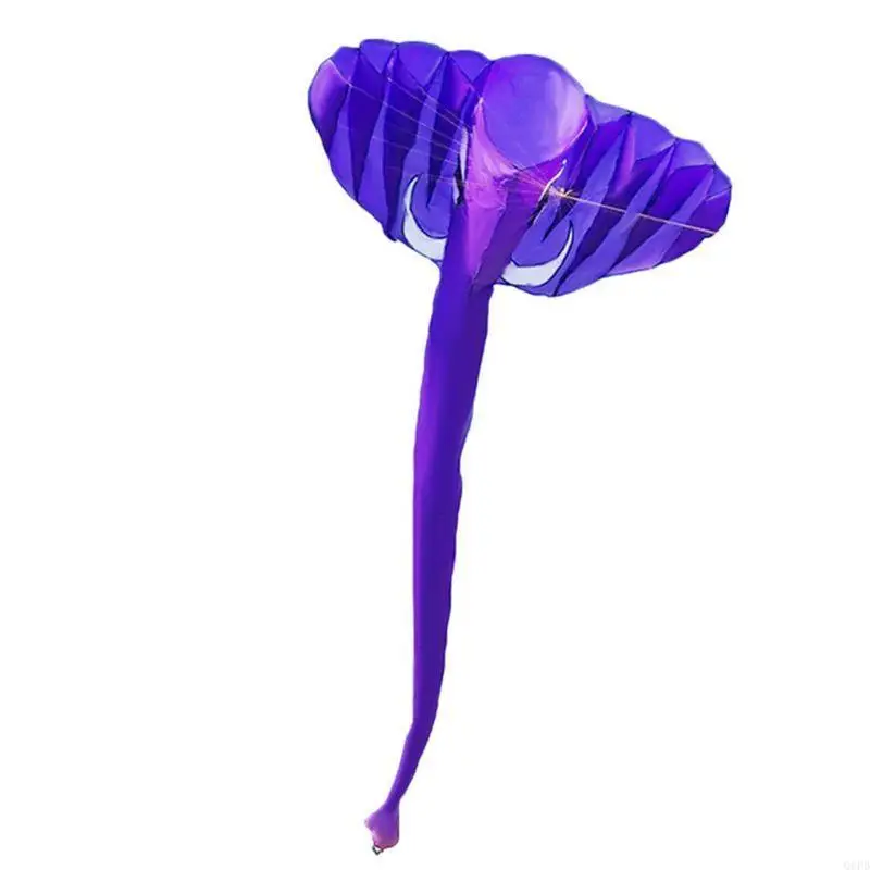 216’’ Single String Kite 3D Elephant Kite Outdoor Sport Kids Family Backyard Toy