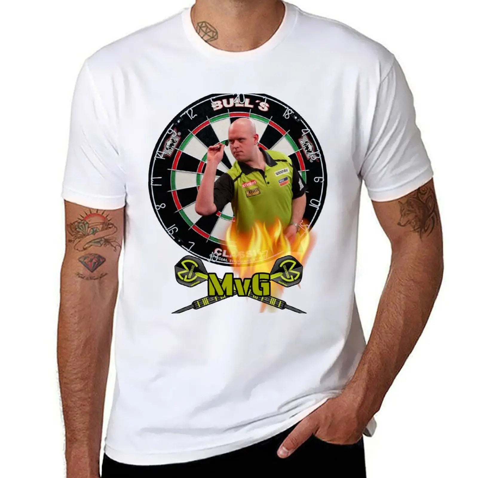 

Michael van Gerwen T-Shirt t shirt man designer man t shirt cotton T-Shirt
