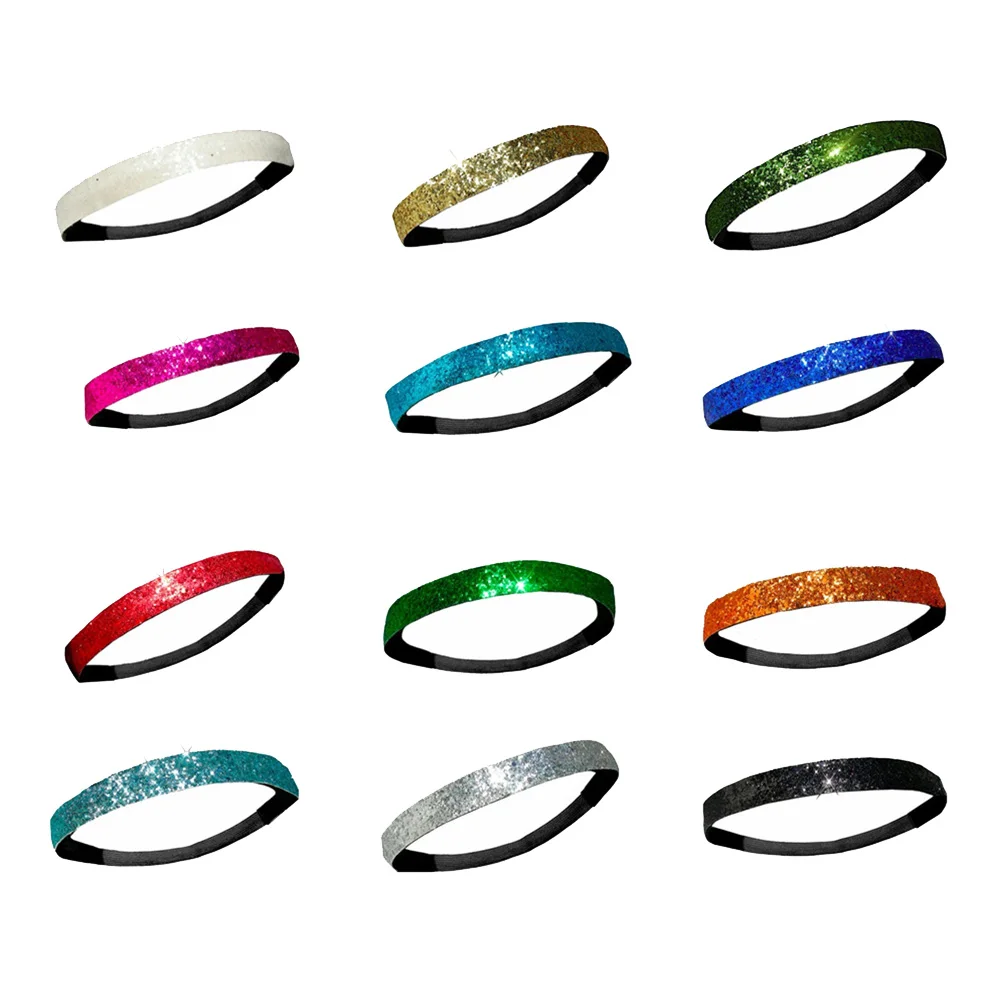 

Candy Colored Sports Headband Girl Hair Accessories Creative Bands Flash Hairband