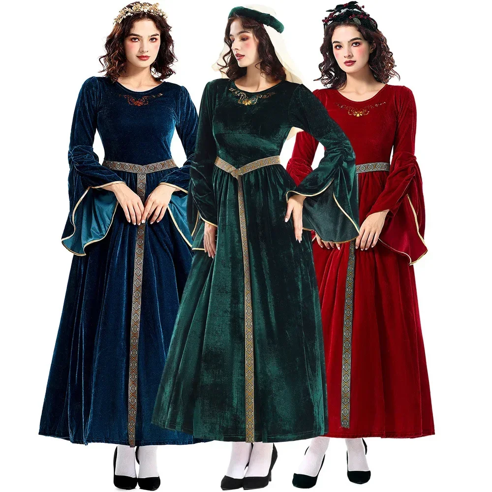 

New Halloween Medieval Palace Dress Children's Princess Dress Cosplay Stage Performance Costume Anime Cosplay