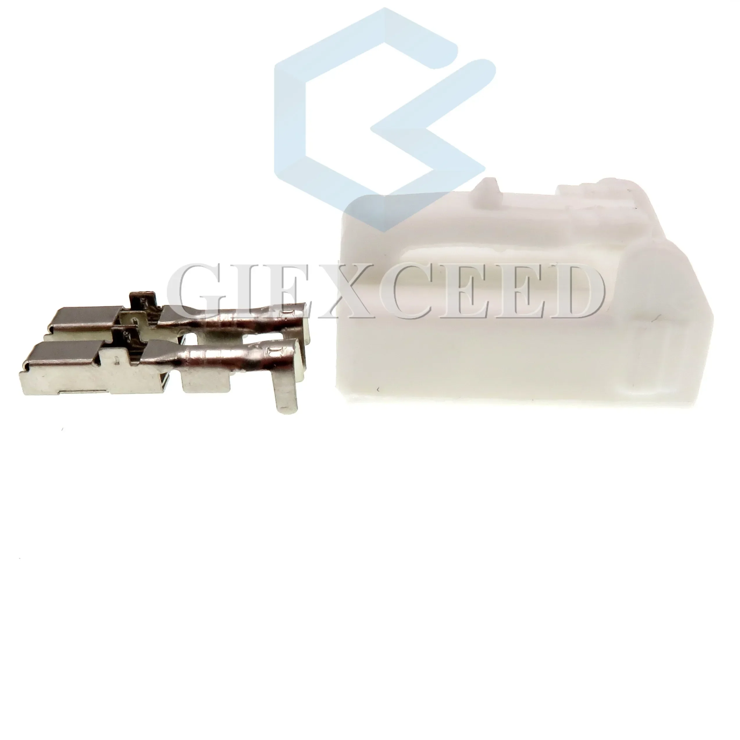 2 Sets 2 Pin AC Assembly 7283-1027/MG651201-4 Auto Brake Reversing Light Harness Connector Speak Audio Cable Plug For Toyota