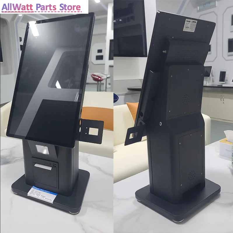 Desktop Stand 21.5 Inch Self Service Touch Kiosk Payment Terminal with Thermal Printer QR Code Scanner POS Stand