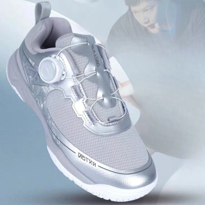 2026 New Luxury Badminton Mens Shoes Man Unisex Indoor Court Shoes Quick Lacing Tennis Shoes Man Good Quality Table Tennis Shoe