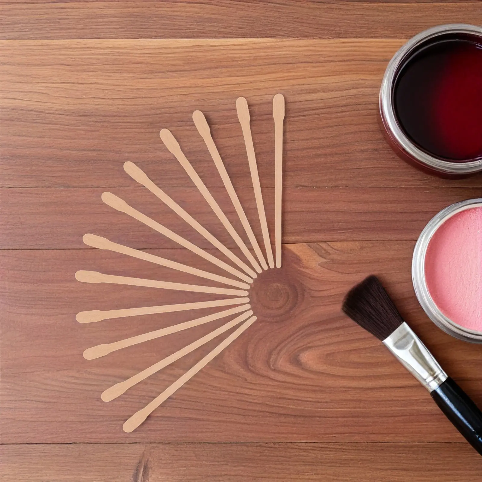 1000Pcs Wooden Wax Applicator Sticks Stable Wood Waxing Spatulas for Nose Body Facial Hair Removal Wax Specialist Waxing