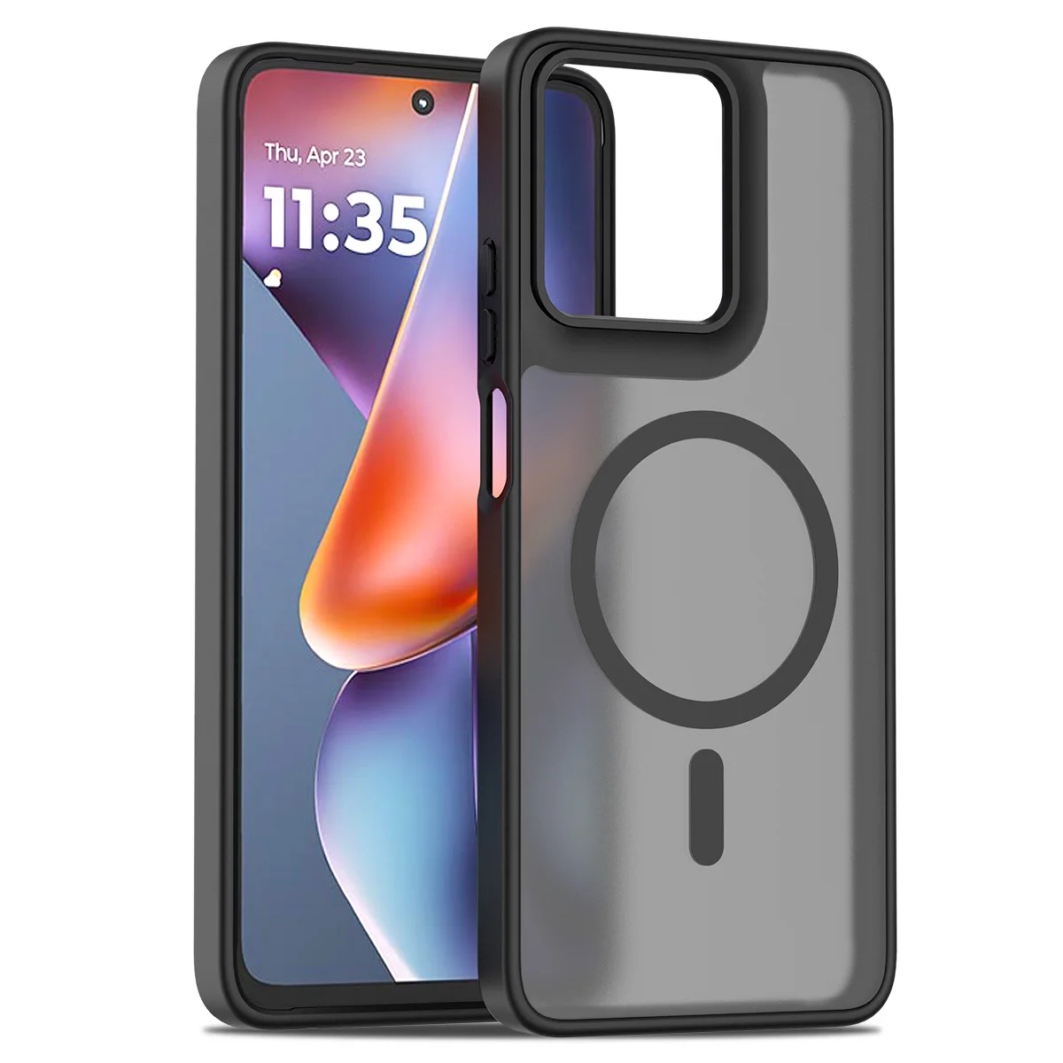 For MagSafe Translucent Phone Case for Moto G 5G 2025 / G Play 2026 TPU/PC Silky Touch Wireless Charging Shockproof Cover