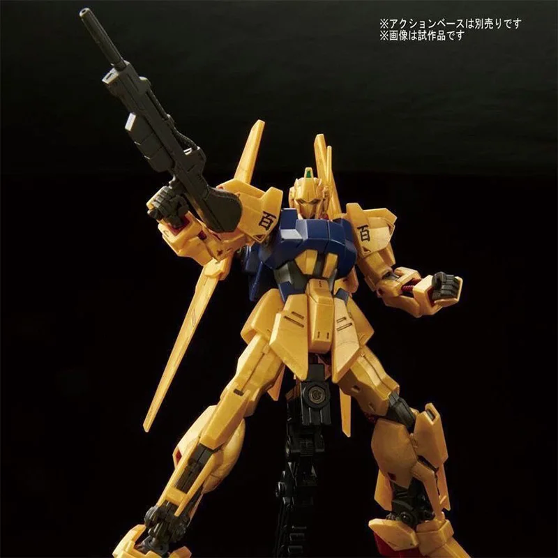 بانداي جاندام HGUC 200 1/144 MSN-00100 HYAKU-SHIKI أنيمي عمل شخصية روبوت جمع التجمع نموذج لعب الأطفال #4