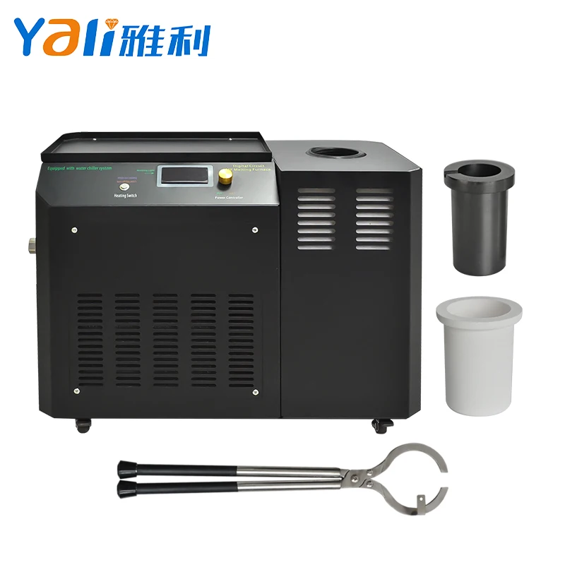 

Mini 5000W Power Water Chiller New 220V Mini Gold Melting Machine High-Temperature Vacuum Smelting Furnace Industrial Furnace