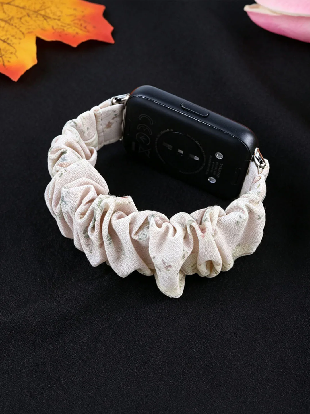 Cloth Strap for Huawei Band 11/11 Pro Wristband Cotton-Linen Fabric Scrunchies Bracelet Replacement Watchband Small Size