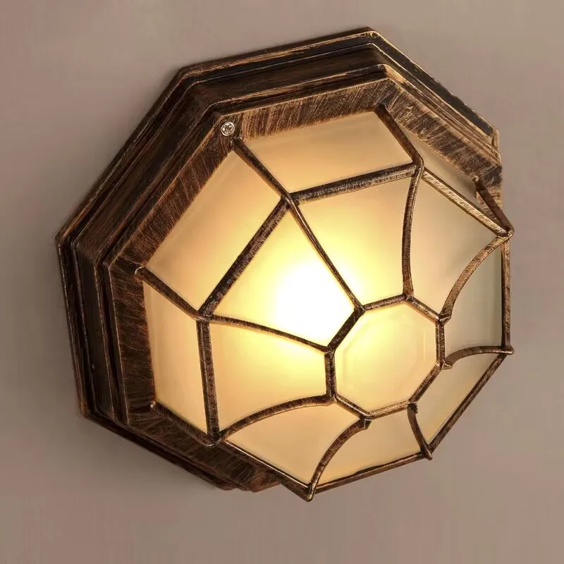 レトロな屋外防水三機能シーリングランプ、ヨーロッパとアメリカのスタイルの防虫シーリングランプ