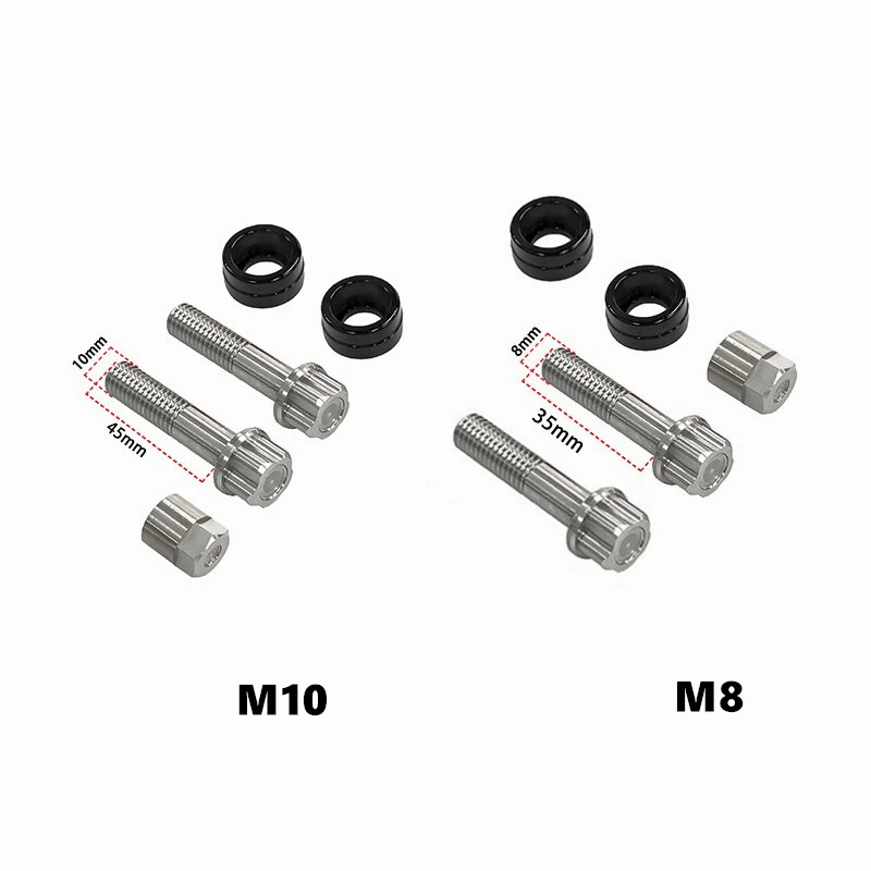 Motorcycle Shock Absorber Anti-Theft Screw M8/M10 CNC-Machined 304 Stainless Steel