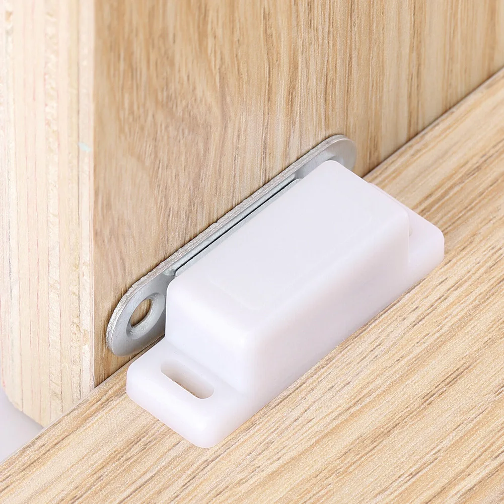 Door Closers Magnetic Catches Magnetic 4.5cm 6PCS ABS Plastic Brown Cabinet Cabinet Latches Door Catch None Brand New