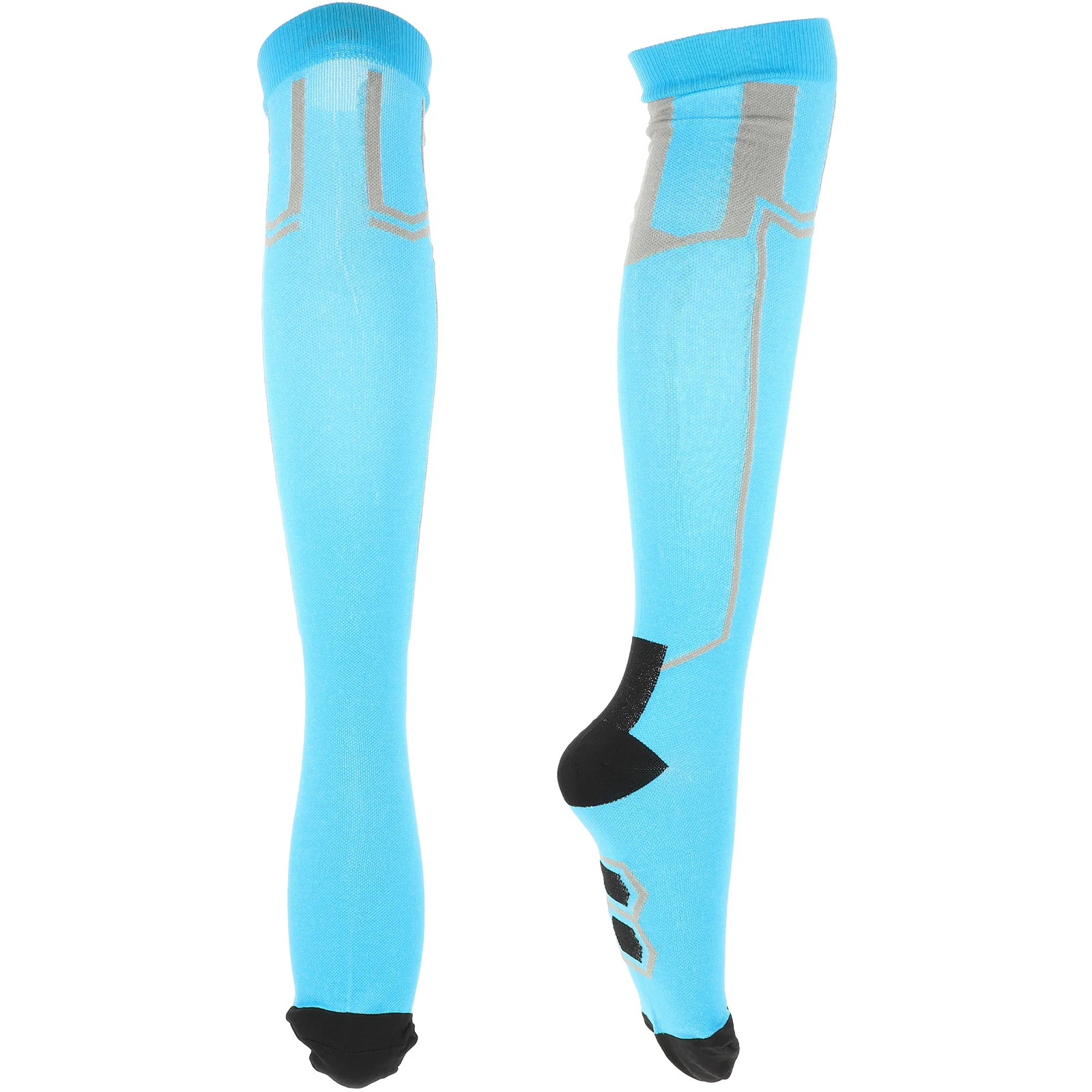 

1Pair Calf Compression Socks Moisture Wicking Anti-Fatigue Support for Outdoor Activities Running Climbing Sports Unisex Knee