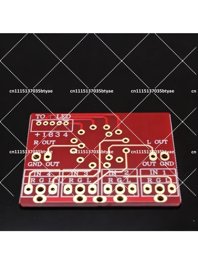 1pc Band Rotary Switch 3 Pole 4 Position Signal Selection Power Amplifier Audio Signal Switch