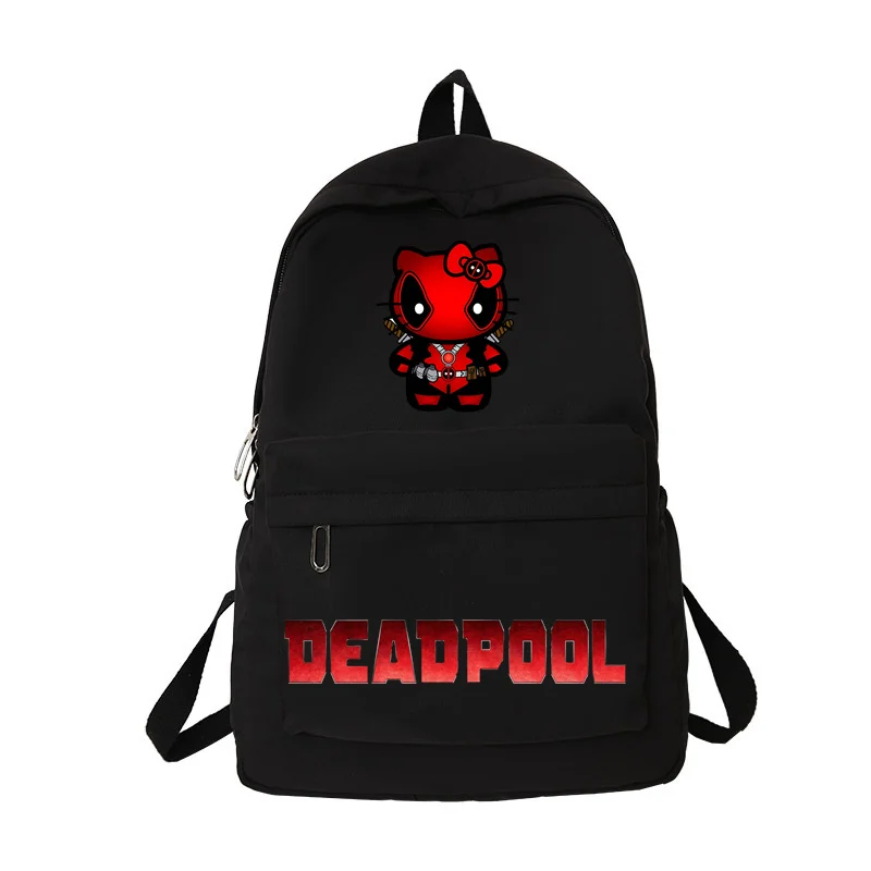 New Deadpool Superhero Youth Backpack Popular Simple Large Capacity School Bag Fashion Multifunctional Cartoon CooL Backpacks