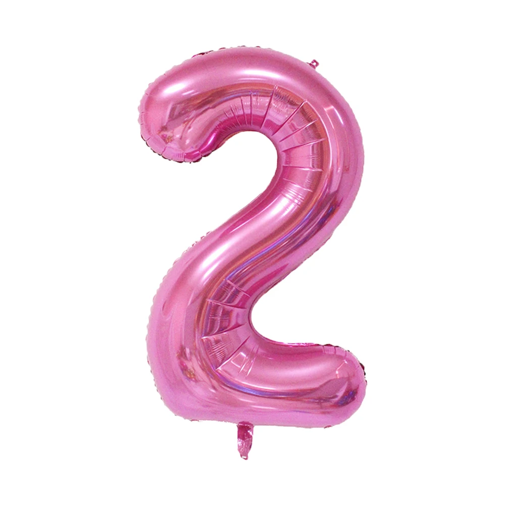 40 بوصة الوردي عدد احباط بالون 1 2 3 4 5 6 7 8 9 سنوات الرقمية Globos الأطفال حفلة عيد ميلاد الديكور استحمام الطفل لعبة أطفال