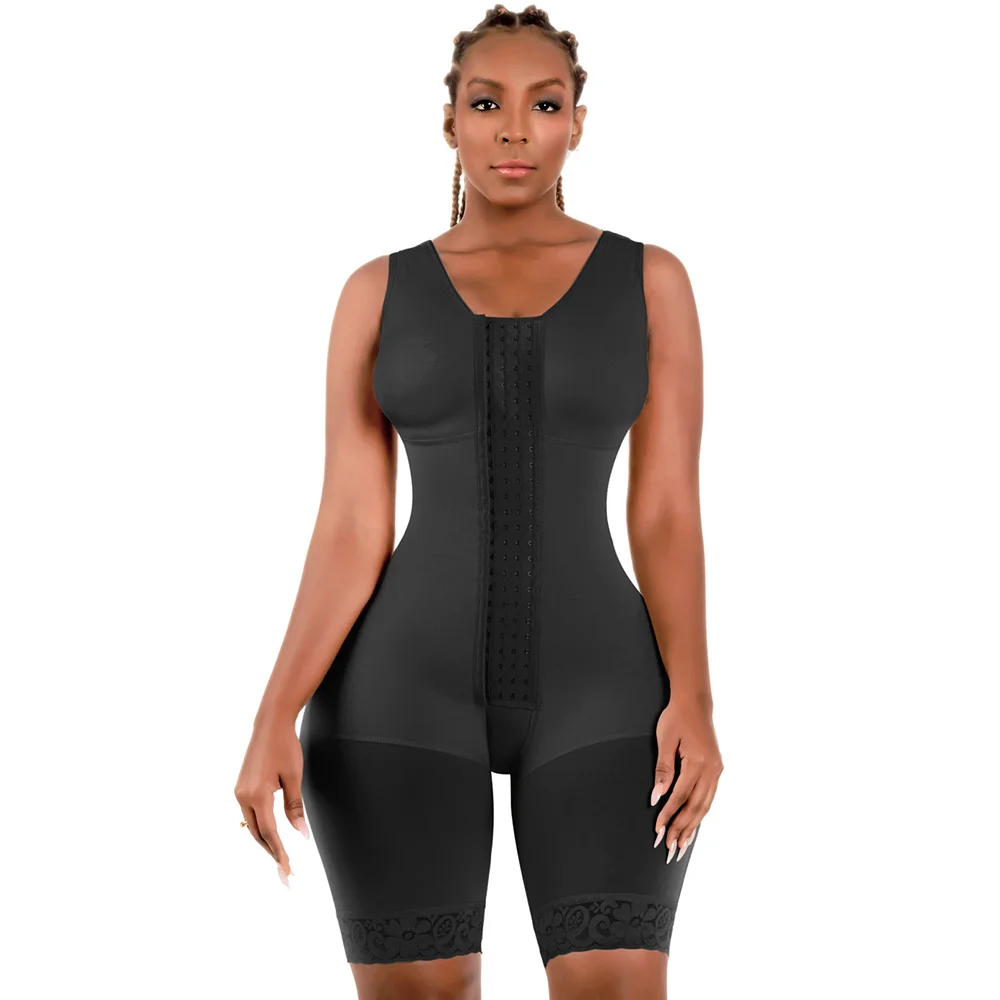 Stage 2 Faja Tummy Tuck Compression Garment Body Shaper Shapewear for Women Fajas Colombianas Moldeadoras Bodysuit