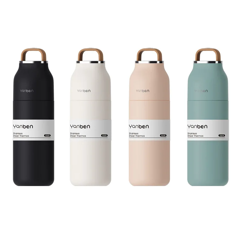 350ml Stainless Steel Thermos Double Wall Insulated Tumbler Luxury Stylish Sports Vacuum Flask BPA Free Leak-Proof Water Bottle