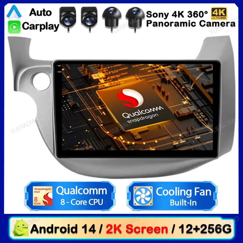 

Android 14 Car Radio For HONDA FIT JAZZ 2008 2009 2010 2011 2012 2013 GPS Multimedia Video Player Head Unit 4G WIFI GPS NAVI DSP