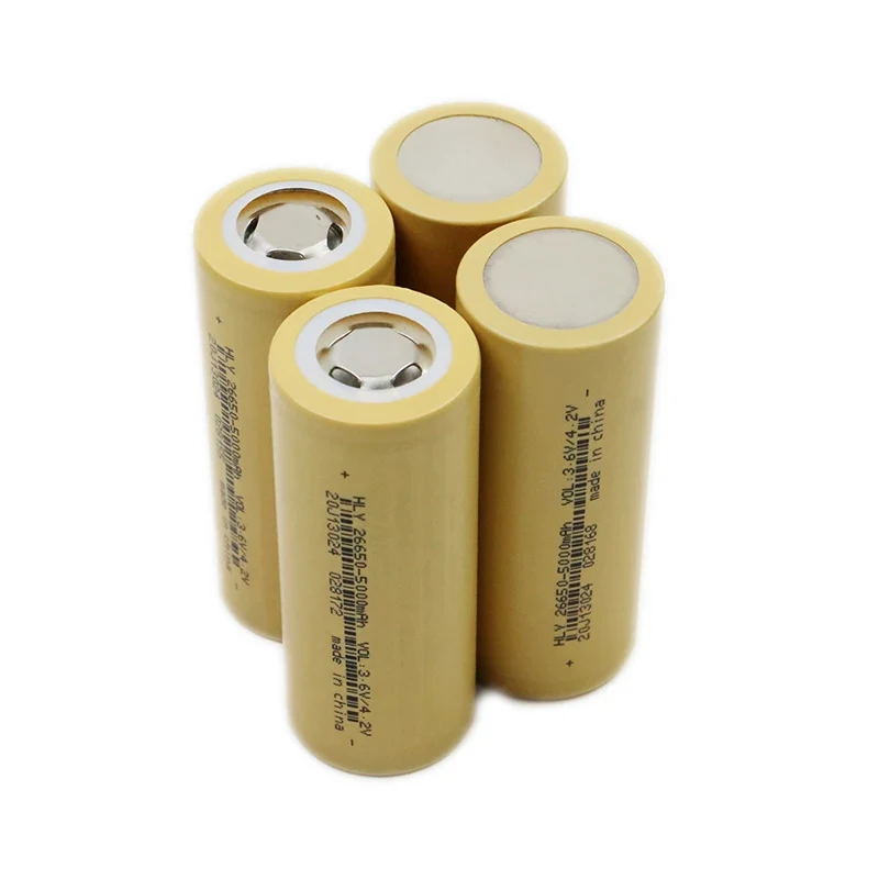 Original High Power Vapcell HLY INR 26650 5000mah CDR 15A 3.7V Rechargeable Lithium Battery For Strong Flashlight view 4