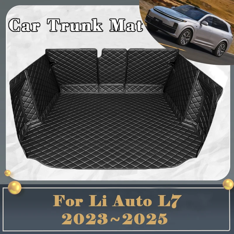 

Car Trunk Mat For Li Auto L7 Lixiang L7 2023 2024 2025 Dirt-resistant Fully Trunk Mat Luxury Rear Cargo Tray Car Accessories