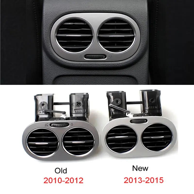 AADD-Centre Armrest Rear Air Conditioner Outlet AC Air Vent Assembly for Volkswagen Tiguan 2013-2018