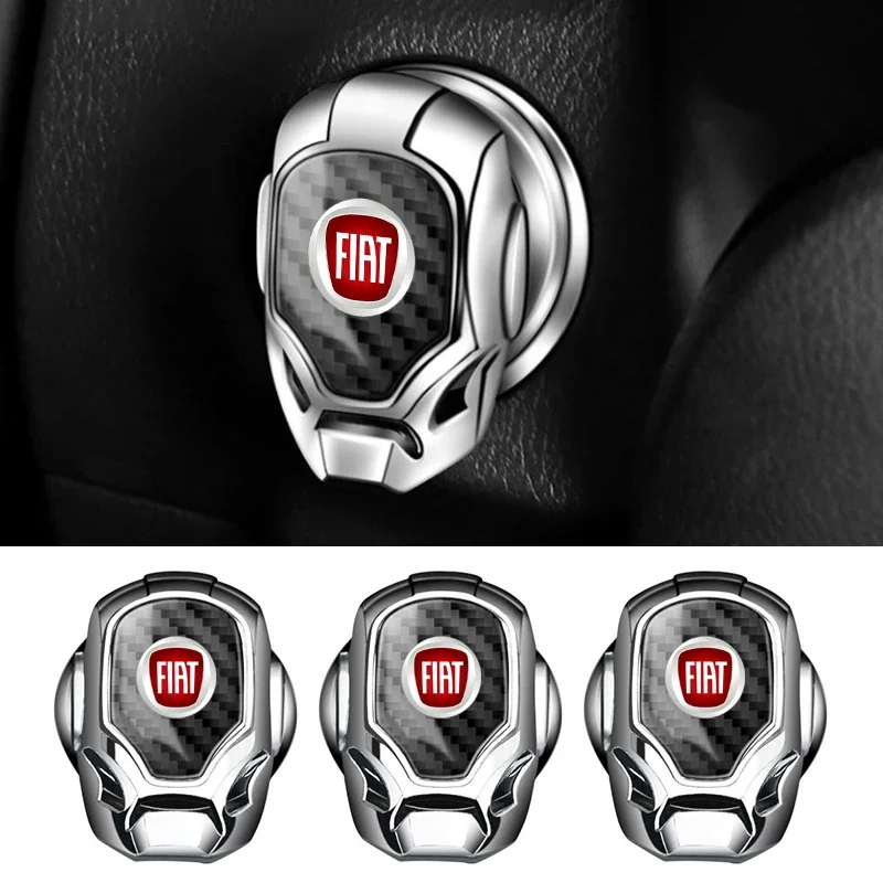 Car Accessories One-click Start Button Sticker Protection Cover Decals For Fiat BMW M Mercedes Benz AMG Audi Sline Mazda Opel