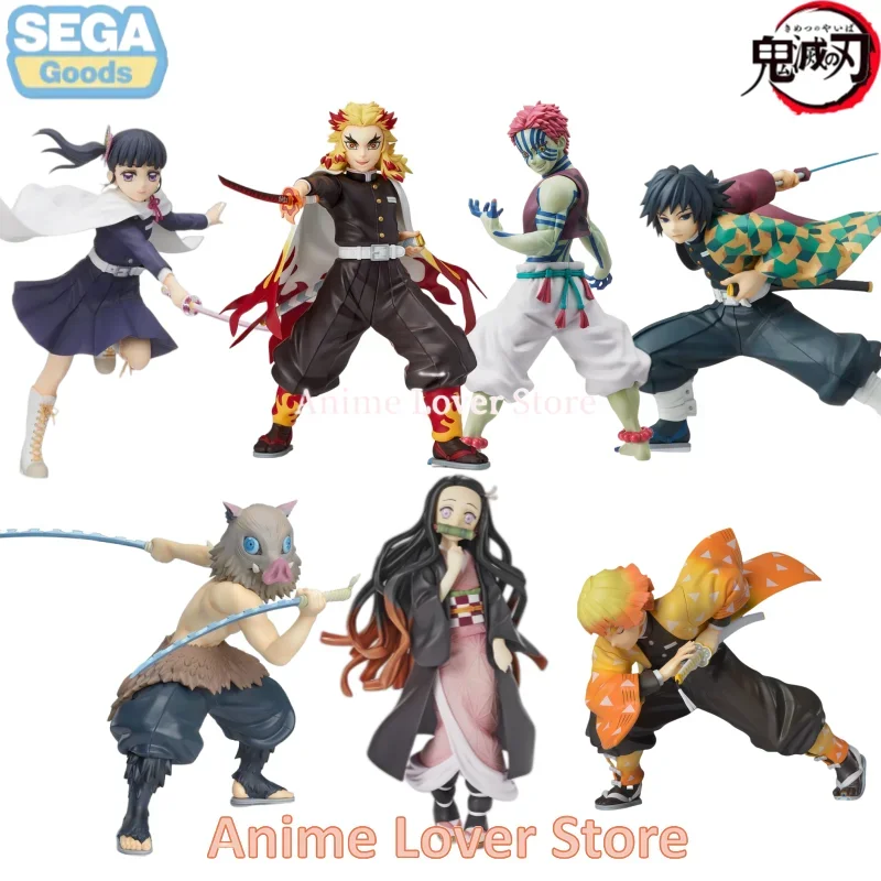 

SEGA Demon Slayer Kamado Nezuko Tomioka Giyuu Agatsuma Zenitsu Hashibira Inosuke Rengoku Kyoujurou Akaza Tsuyuri anime figure