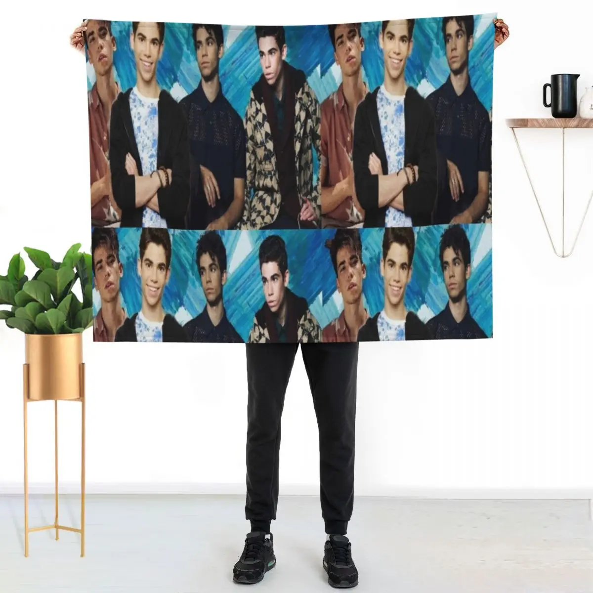 Cameron Boyce Throw Blanket Hairys Retros Travel Multi-Purpose Kid'S For Sofa Thin Blankets