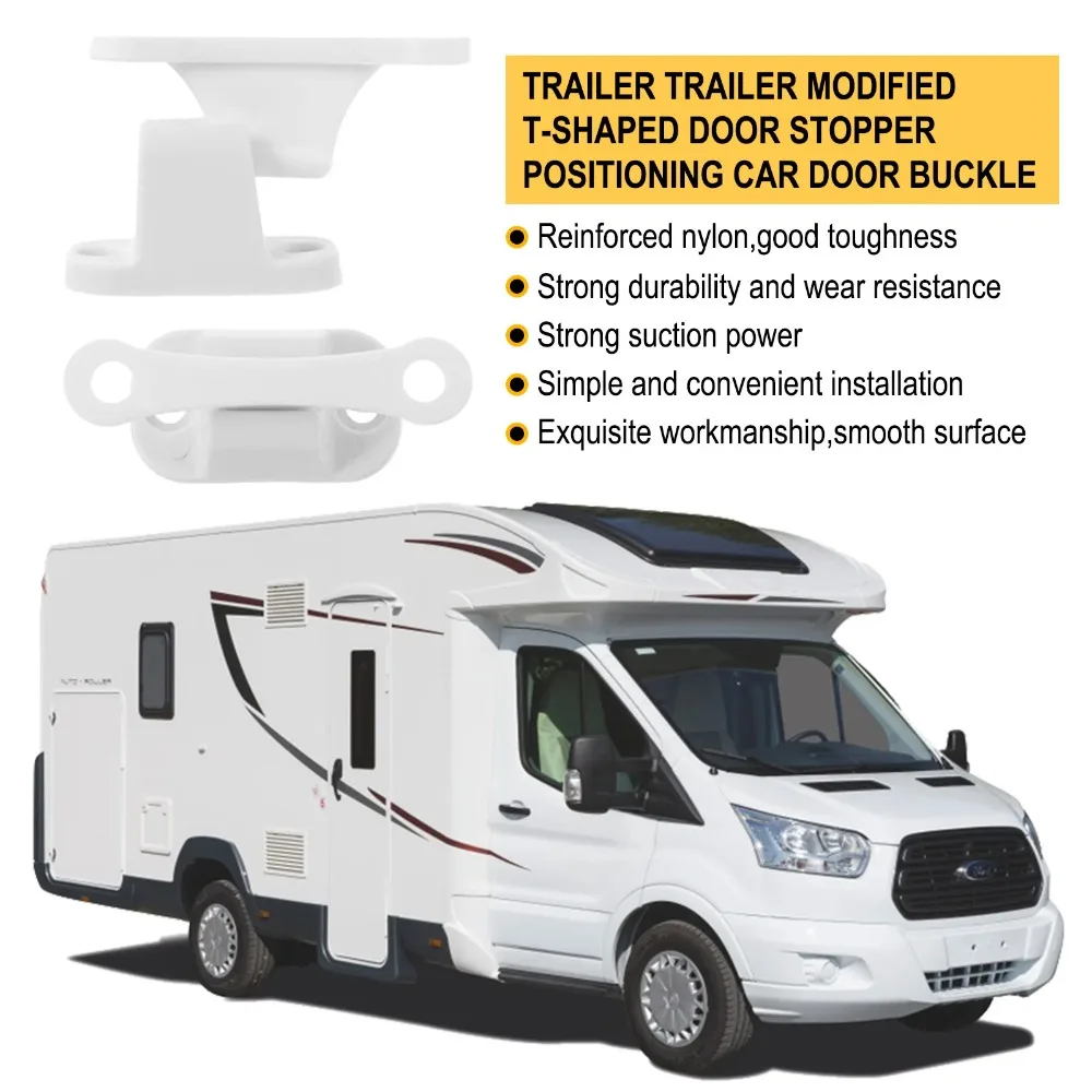 Nylon RV Baggage Door Catch Compartment Latch Clips Cargo Holder Stop for Caravan Motorhomes Trailer
