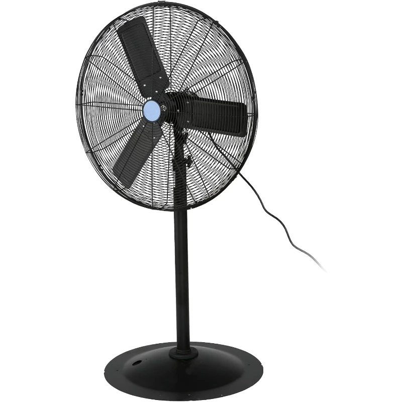 ILG8P30-72 Commercial Pedestal Floor Fan,  , Perfect for Home, Shop, Bedroom, Gym, Garage, Black